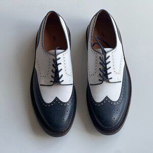 Polo Ralph Lauren Two-Tone Wingtip Calfskin Oxford
